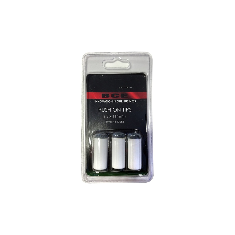 BCE Push On Snooker Cue Tips – 13mm Tips