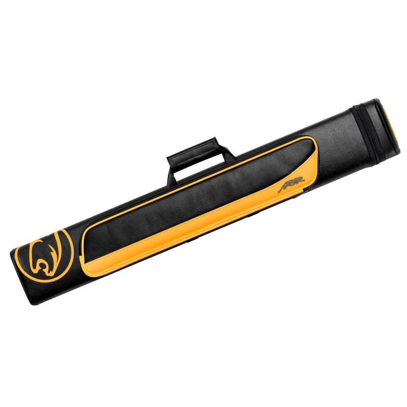 Predator Roadline Black/Yellow Hard Pool Cue Case – 2 Butts x 4 Shafts