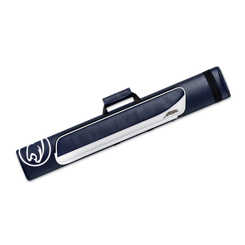 Predator Roadline Blue/White Hard Pool Cue Case – 2 Butts x 4 Shafts