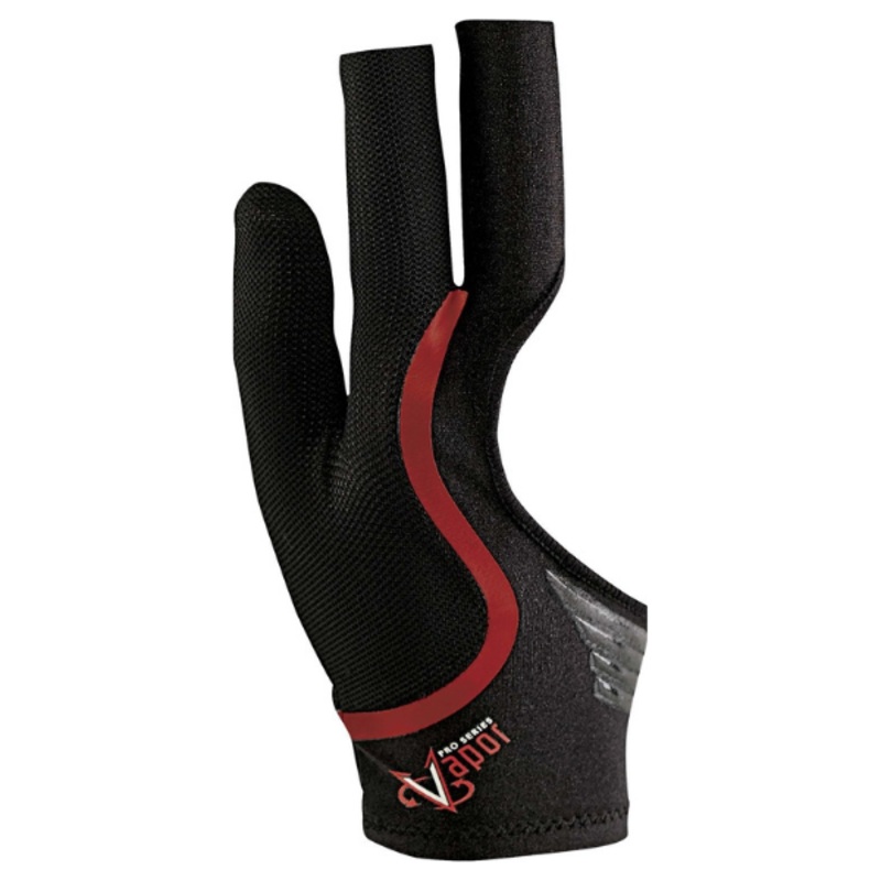 Pro Series Vapour Tech Cool Edge Fingerless Billiard Glove – BURGUNDY