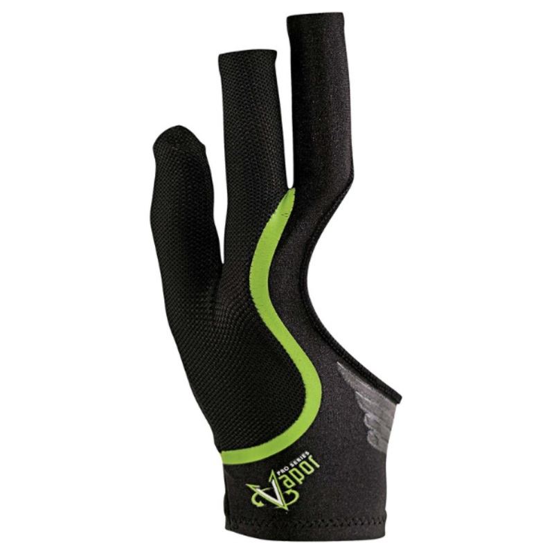 Pro Series Vapour Tech Cool Edge Fingerless Billiard Glove – GREEN