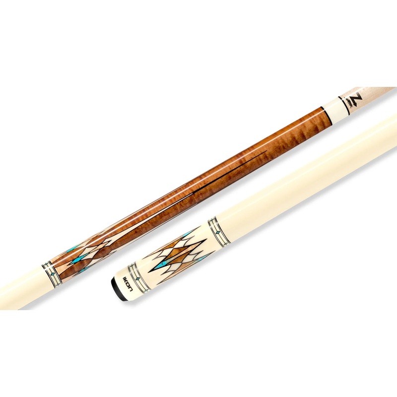 Predator Ikon4-2 – Coffee Curly Maple / Turquoise / No Wrap BUTT ONLY