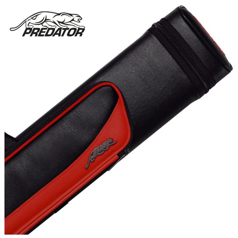Predator Roadline Black/Red Hard Pool Cue Case – 2 Butts x 4 Shafts
