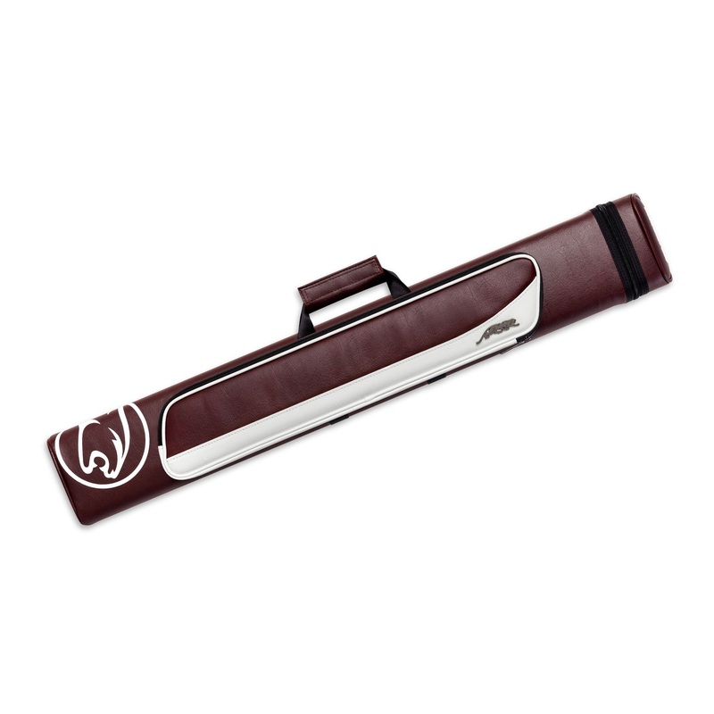 Predator Roadline Burgundy/White Hard Pool Cue Case – 3 Butts x 5 Shafts