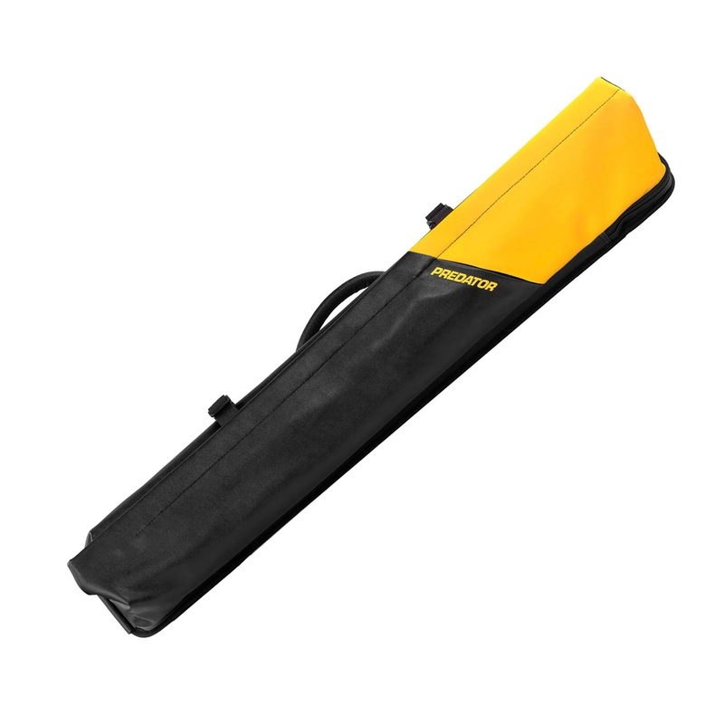 Predator Urbain Black/Yellow Hard Pool Cue Case – 2 Butts x 4 Shafts