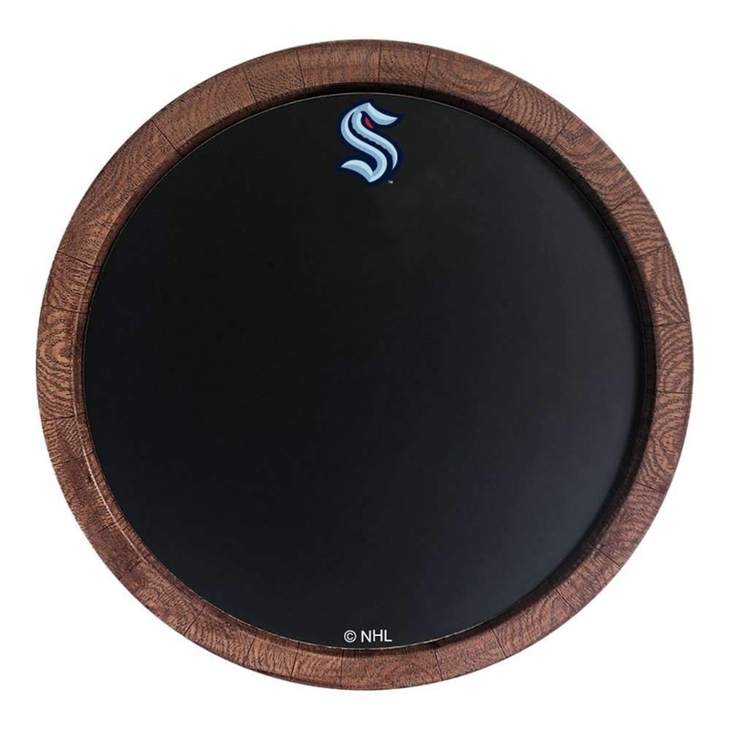 Seattle Kraken: Chalkbaord “Faux” Barrel Top Sign
