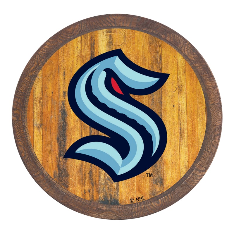 Seattle Kraken: “Faux” Barrel Top Sign