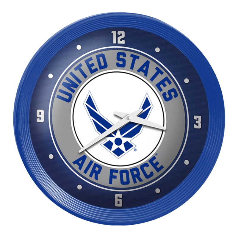 US Air Force: Ribbed Frame Wall Clock