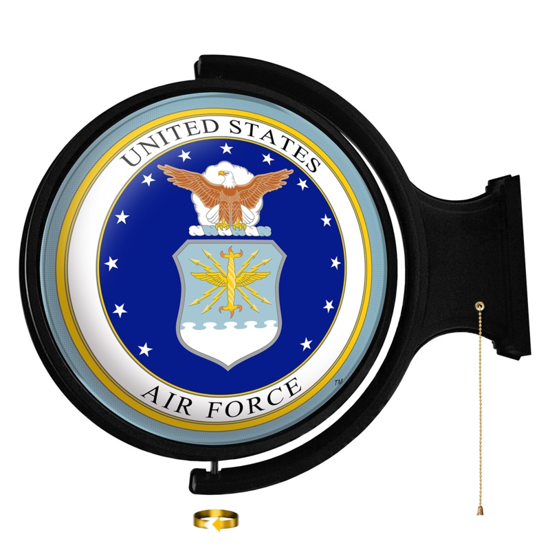US Air Force: Seal – Original Round Rotating Lighted Wall Sign