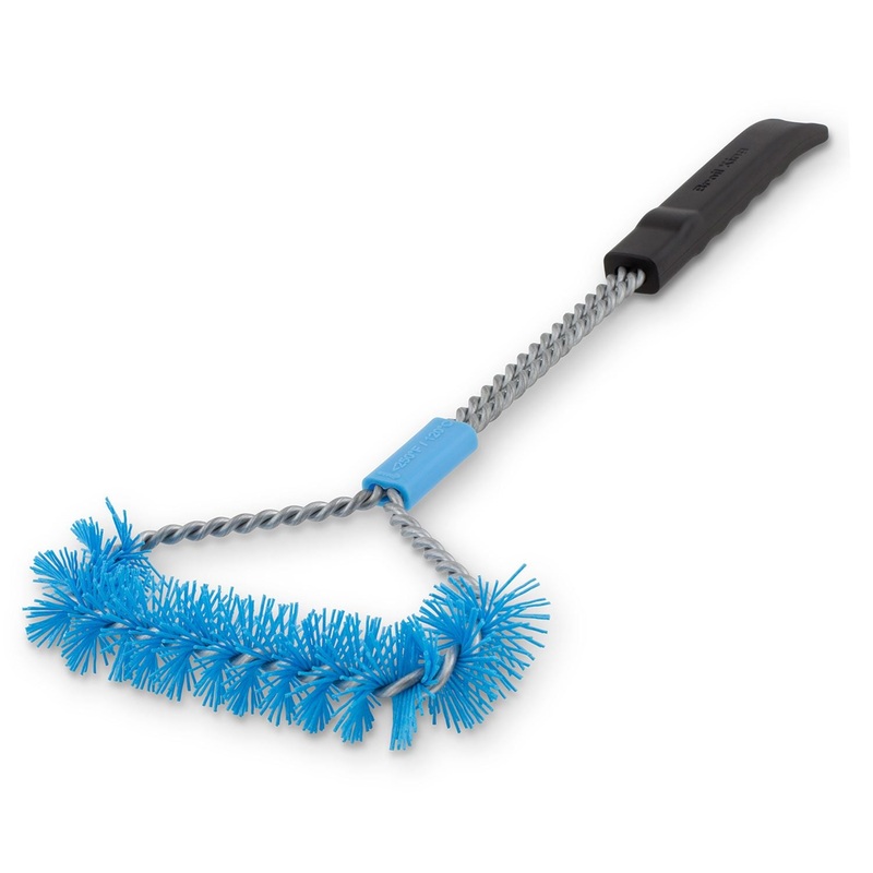GRILL BRUSH – TRI-HEAD – TWISTED NYLON