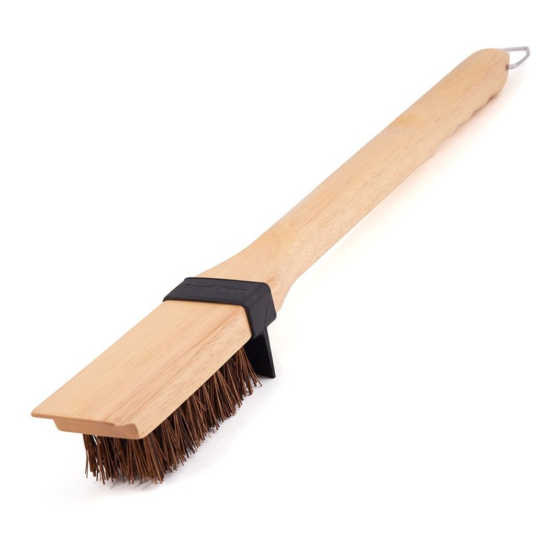GRILL BRUSH – WOOD – HEAVY/LONG PALMYRA BRISTLES