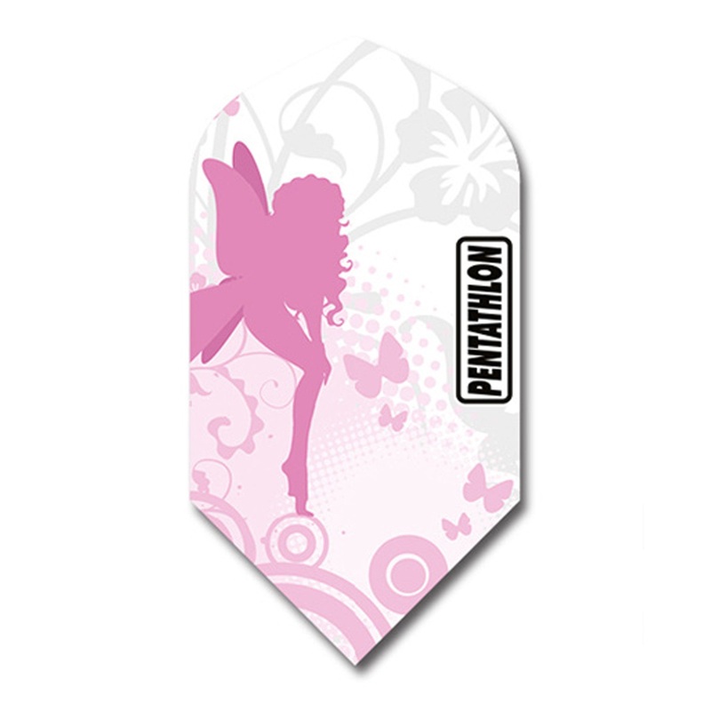 Pentathlon Flights – Pink/White Design Slim