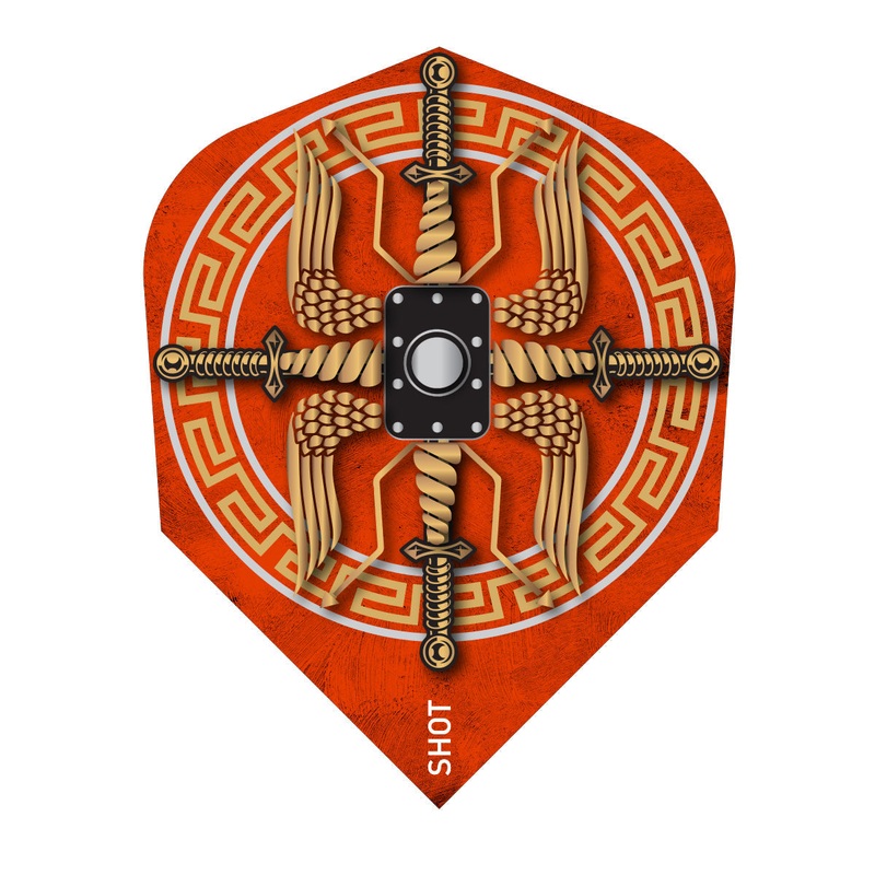 Shot Darts Roman Empire Centurion Dart Flight Set-Small Standard