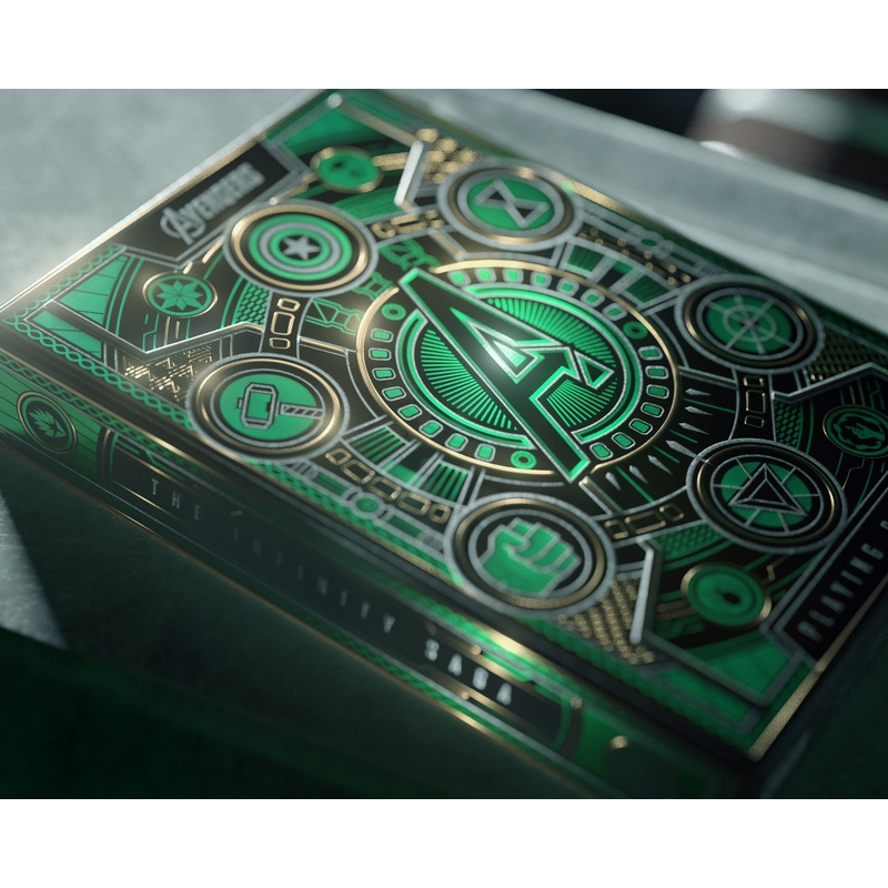 THEORY 11 Avengers Playing Cards -Green