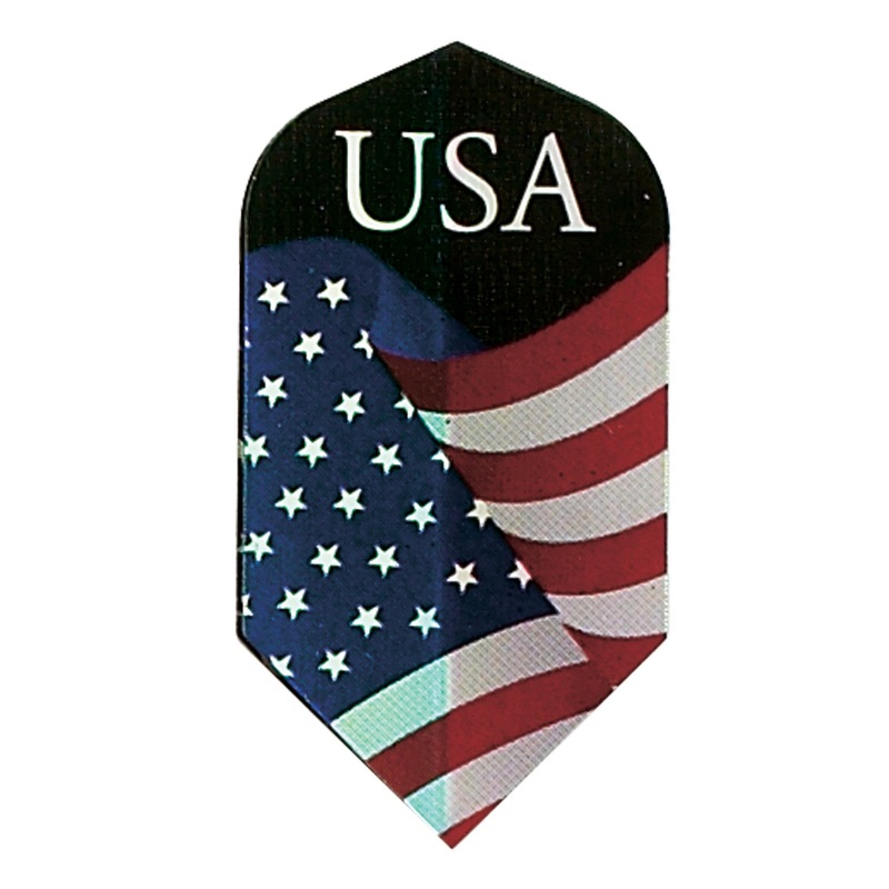 V-75 Poly Royal Hard Flights American Flag Slim