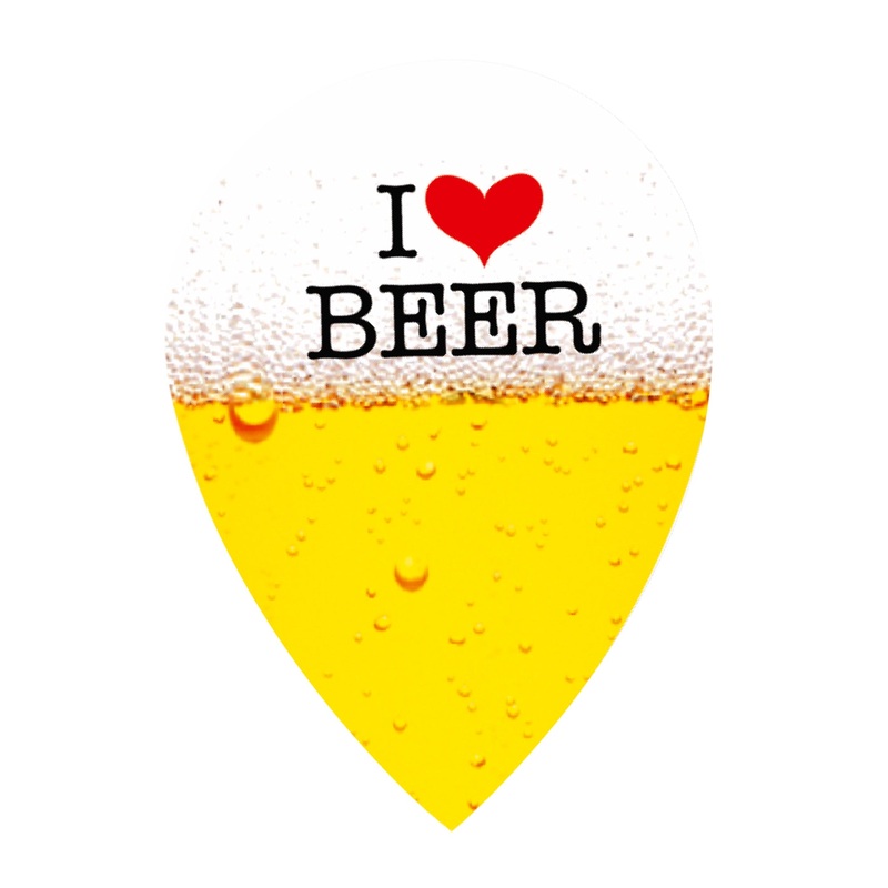 V-75 Poly Royal Hard Flights I Love Beer Teardrop