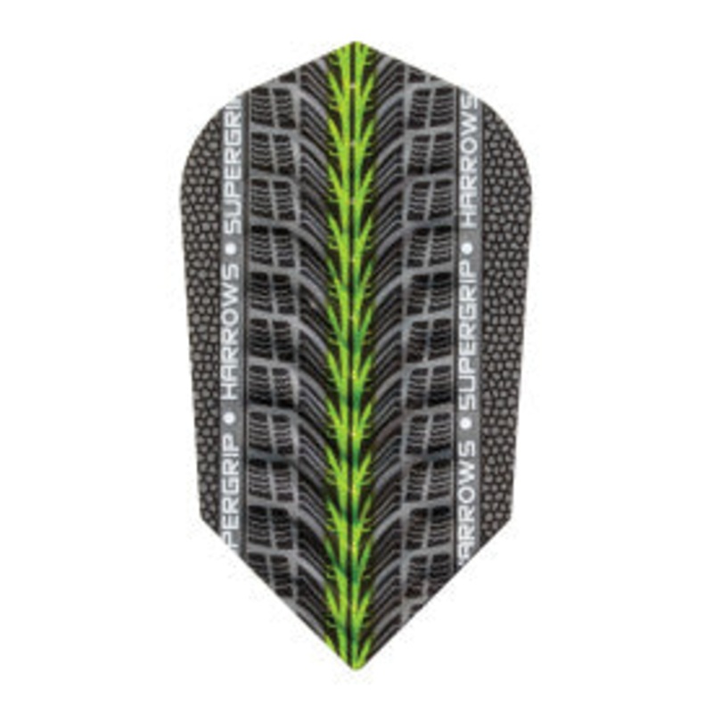 Harrows Supergrip Lime Slim Flight