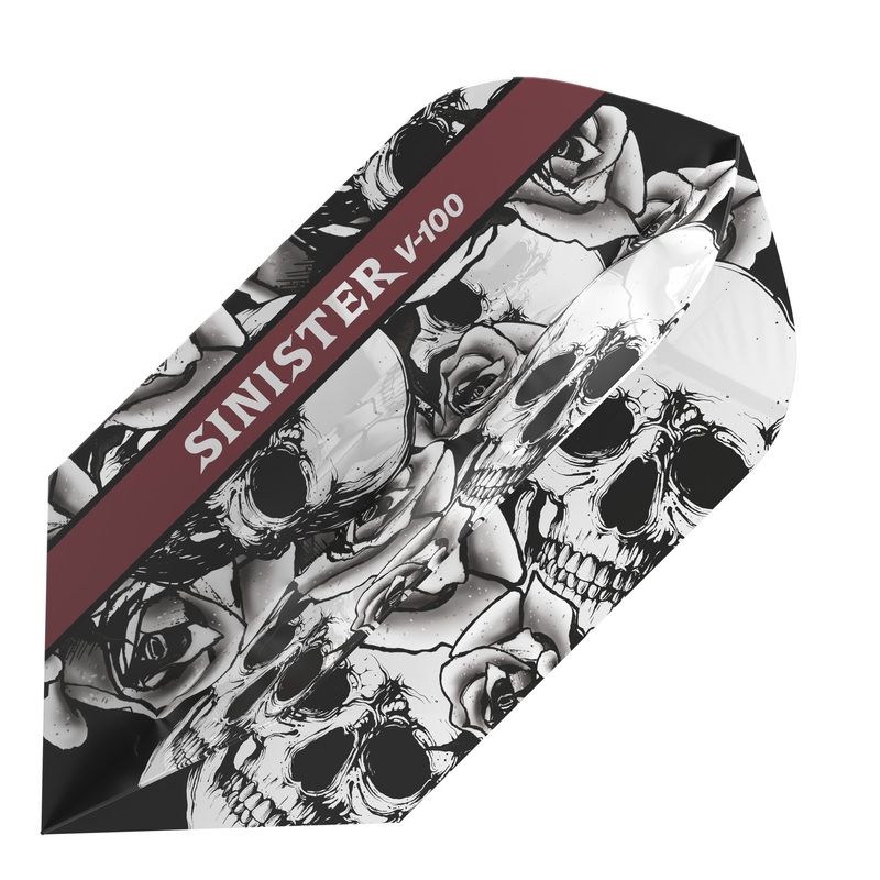 Viper Sinister Dart Flights V-100 Series Black Slim