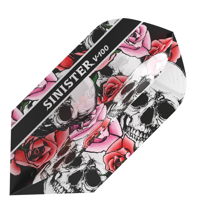 Viper Sinister Dart Flights V-100 Series Red/Pink Slim