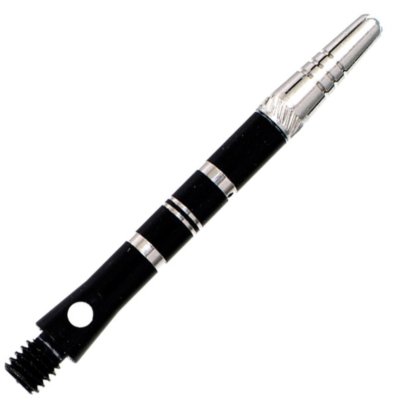 DART WORLD TOP SPIN DART SHAFTS – MEDIUM BLACK