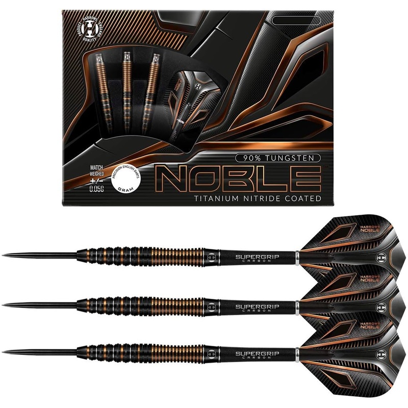 Harrows Noble 90% Tungsten Steel Tip Darts
