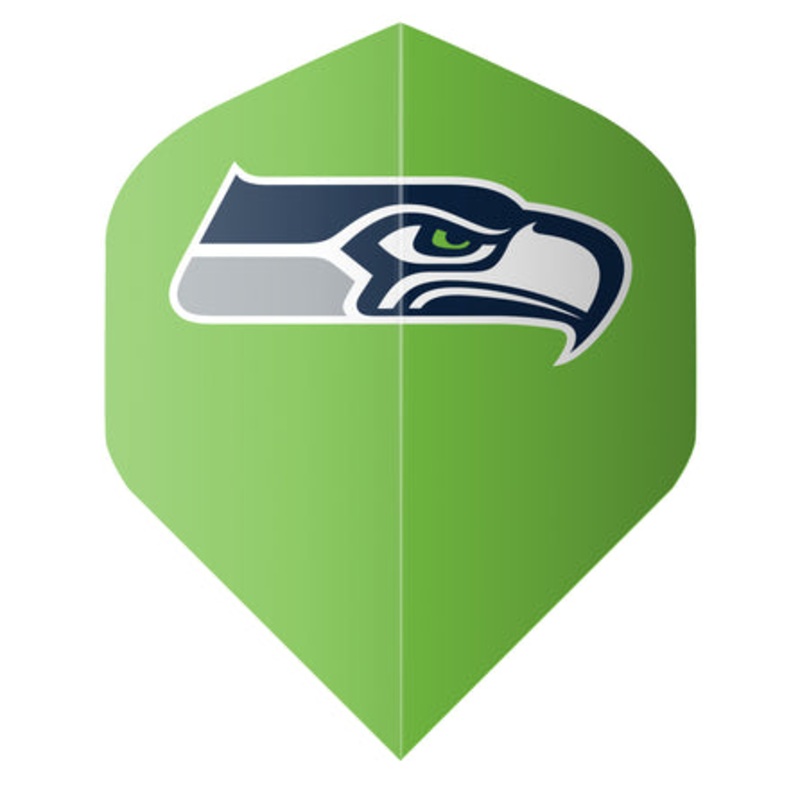 NFL Licensed Dart Flight Set (Seahawks Green) Set of 3 flights