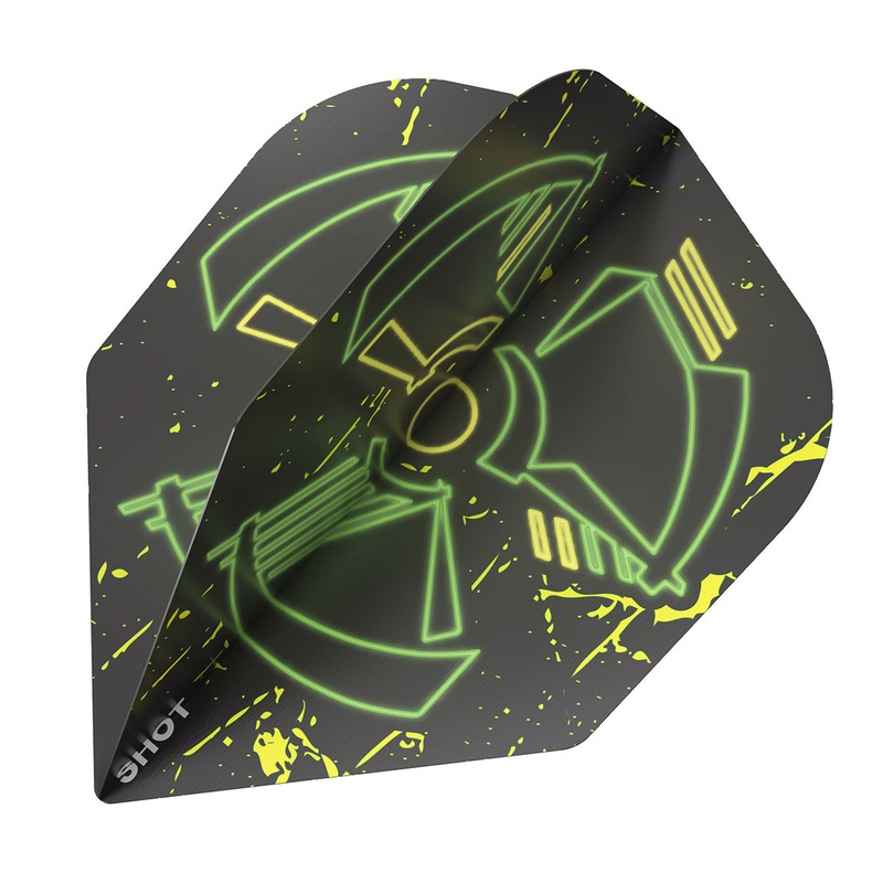 Shot Darts BIOHAZARD DART FLIGHT SET – SMALL STANDARD