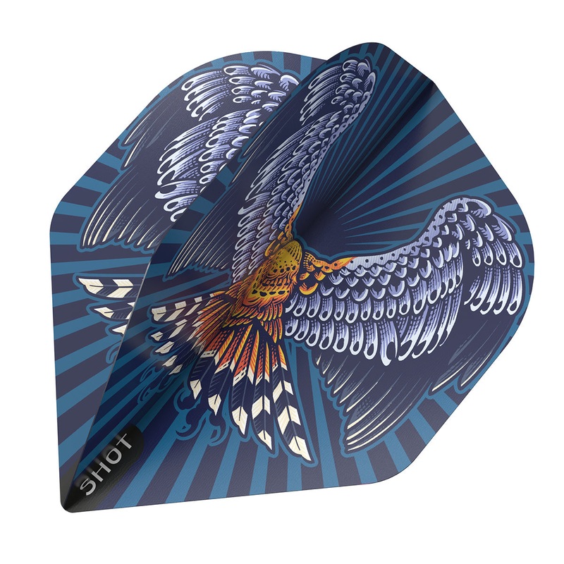 Shot Darts Birds of Prey Kestrel Dart Flight Set- Standard