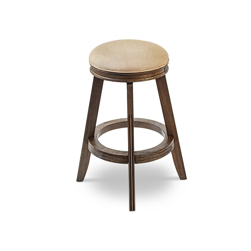 Charcoal-Brown Pub Stool