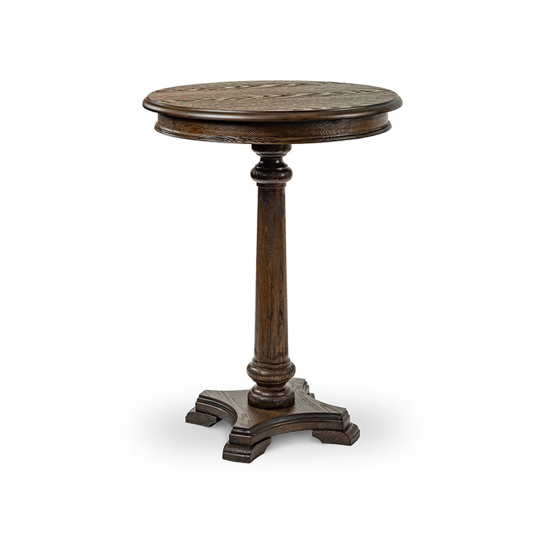 Charcoal-Brown Pub Table