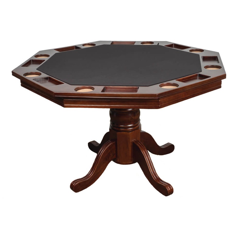 Octagonal Convertible Poker Table