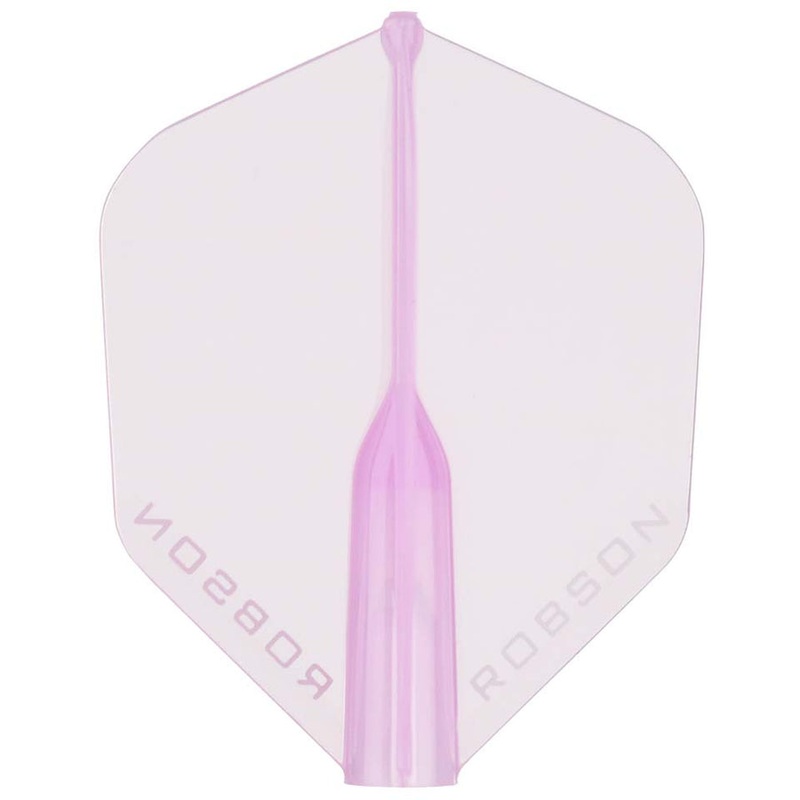 Robson Plus Crystal Dart Flights – Shape Pink
