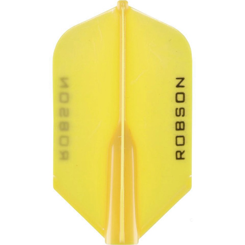 Robson Plus Dart Flights – Slim Yellow