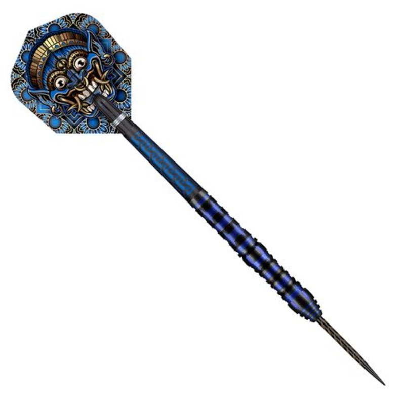 TRIBAL WEAPON JAVA STEEL TIP DART SET – 90% TUNGSTEN BARRELS 24gm