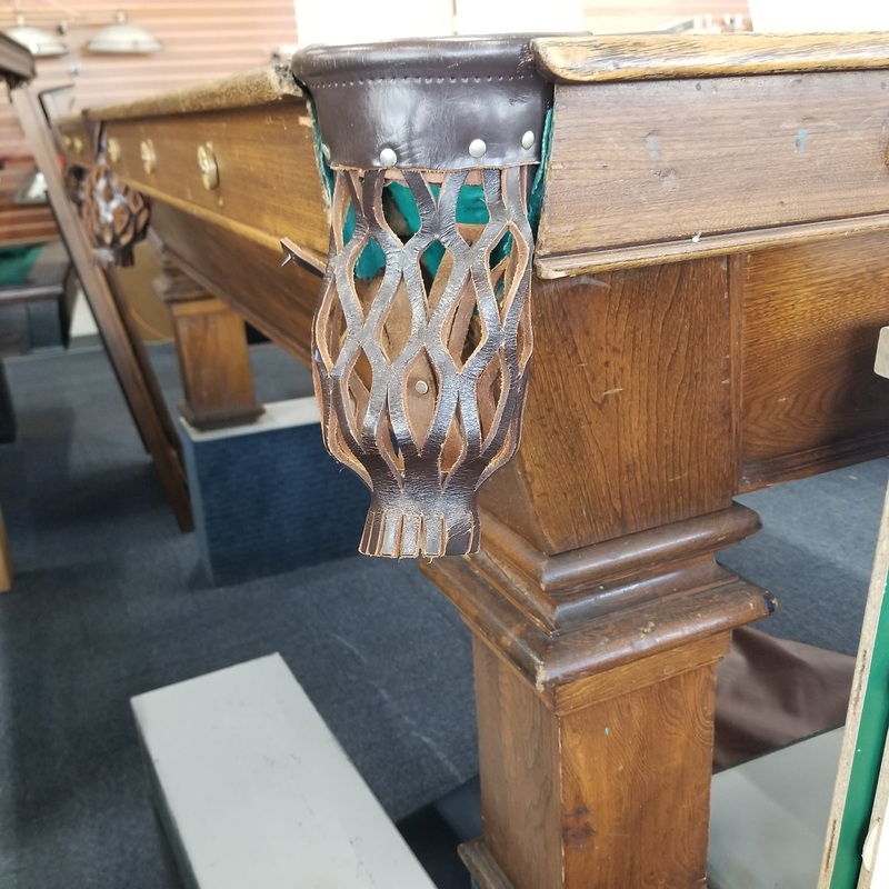 USED OS 8′ 1905 Brunswick Pool Table
