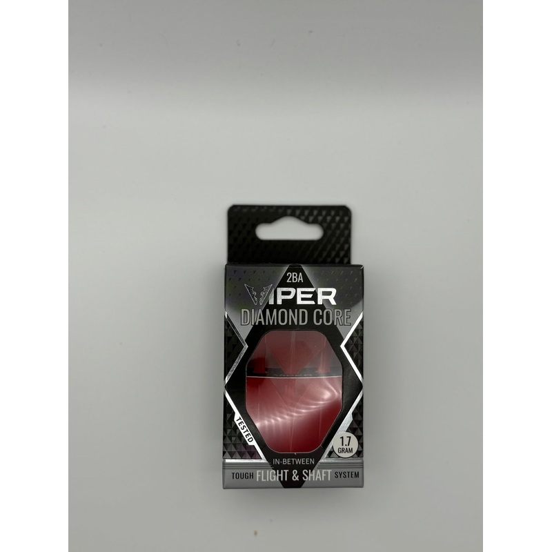 Viper Diamond Core Integrated Dart Flight and Shaft  Red