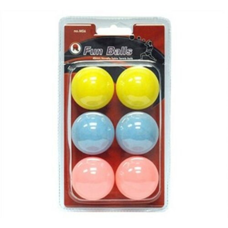 Butterfly MK Fun 6 Pack Ping Pong Balls