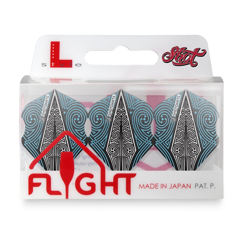 Shot Darts L-Style EZ L1 Odin’s Spear Blue Flight Set