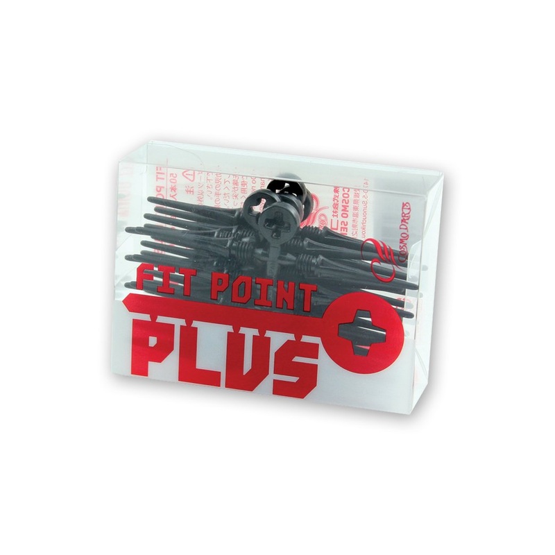 Cosmo Fit Point Plus Soft Tips 50 count Black
