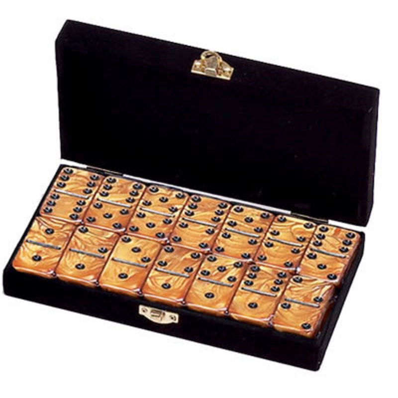 DOMINO,06 MARBLED GOLD