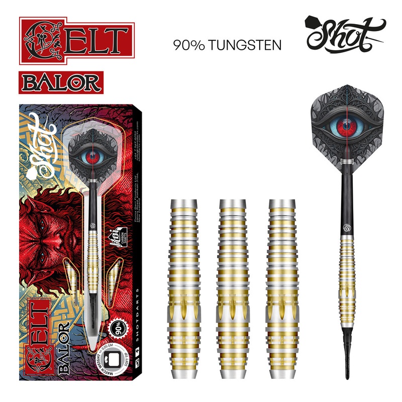 Celt Balor Soft Tip Dart Set-90% Tungsten Dart