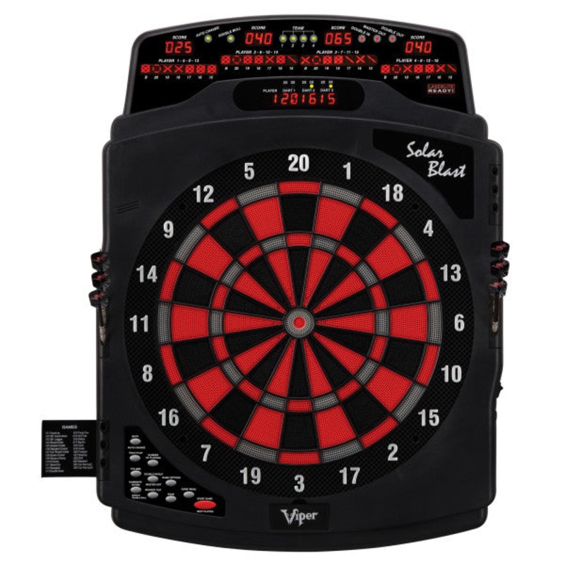 Viper Solar Blast Electronic Dartboard, 15.5″ Regulation Target