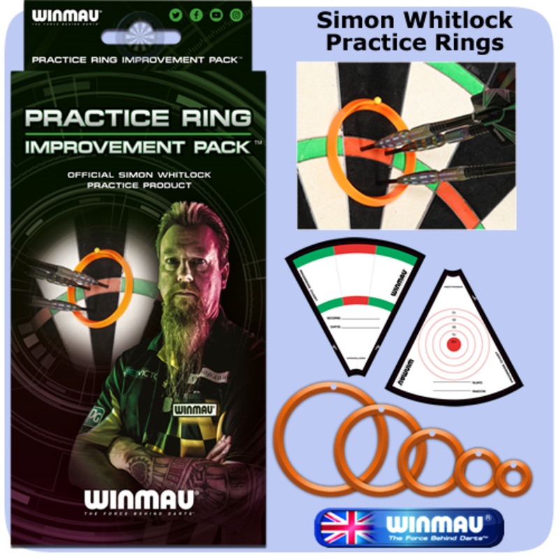 Winmau Practice Rings – Simon Whitlock Practice Product – Improvement Pack
