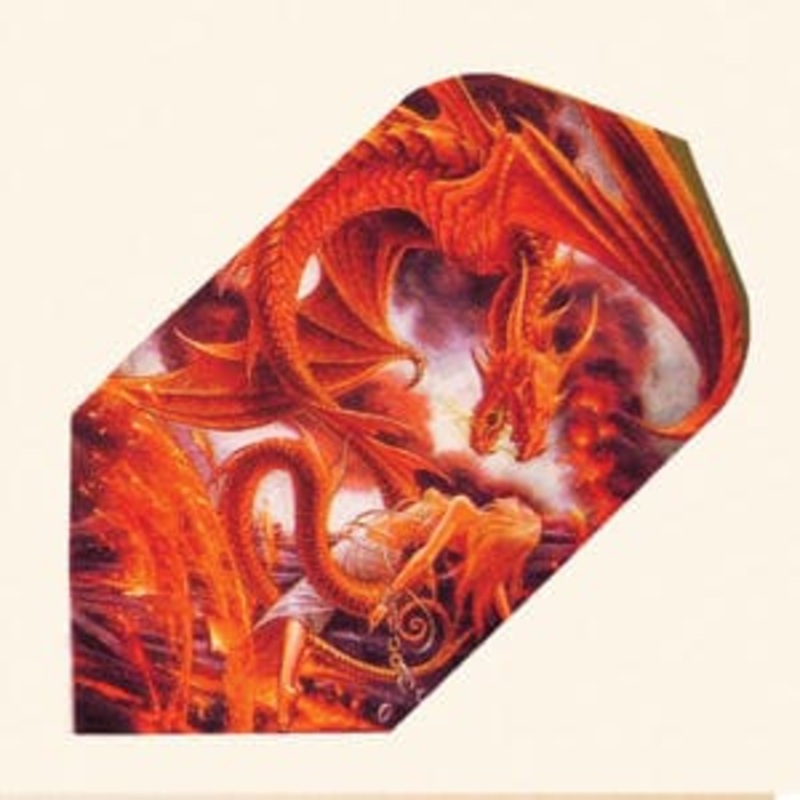 Flights – Alchemy 100 Micron Slim Red Dragon with Woman