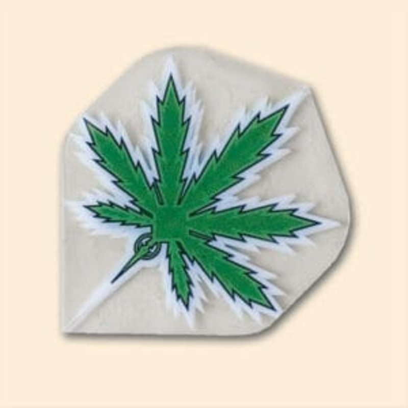Flights – Ruthless 100 Micron Standard Clear and Green Marijuana Leaf