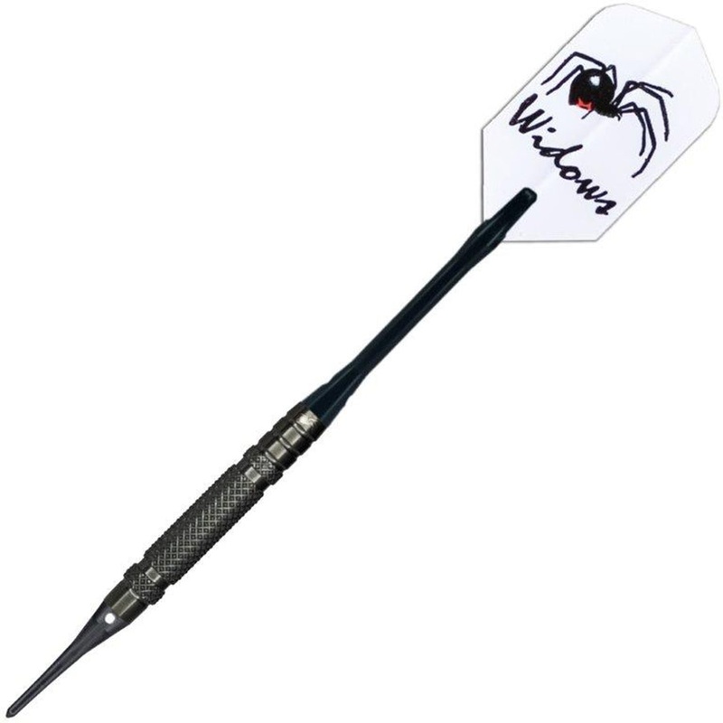 Laserdart Black Widow Soft Tip Dart #2 – 18gm Knurled