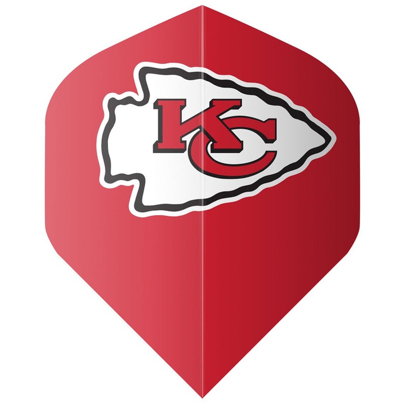 NFL Official KC Chiefs Dart Flights – Standard