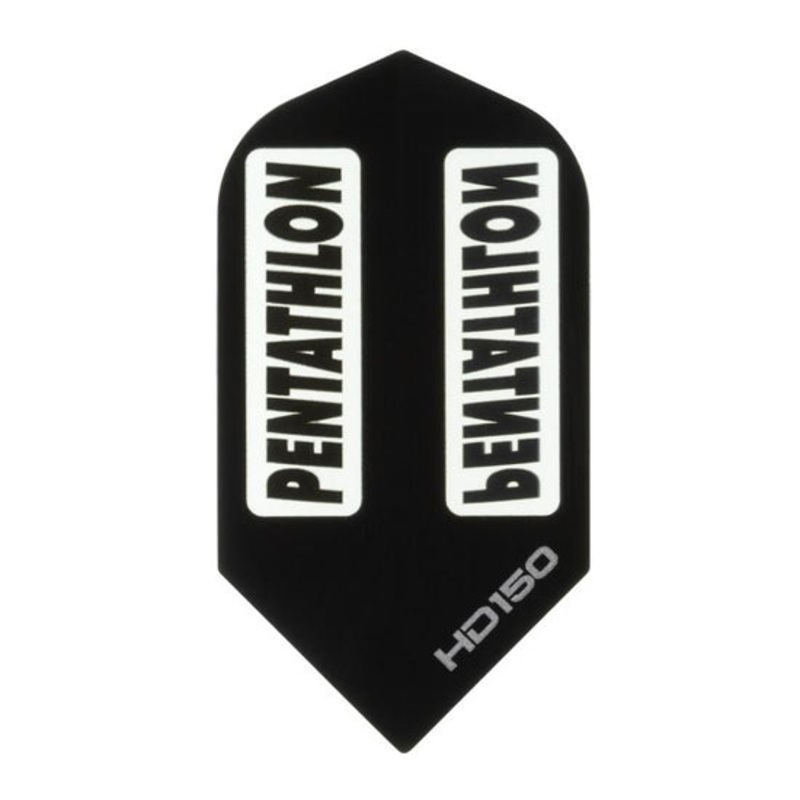 Pentathlon Hd150 Dart Flights – 150 Micron Slim Black