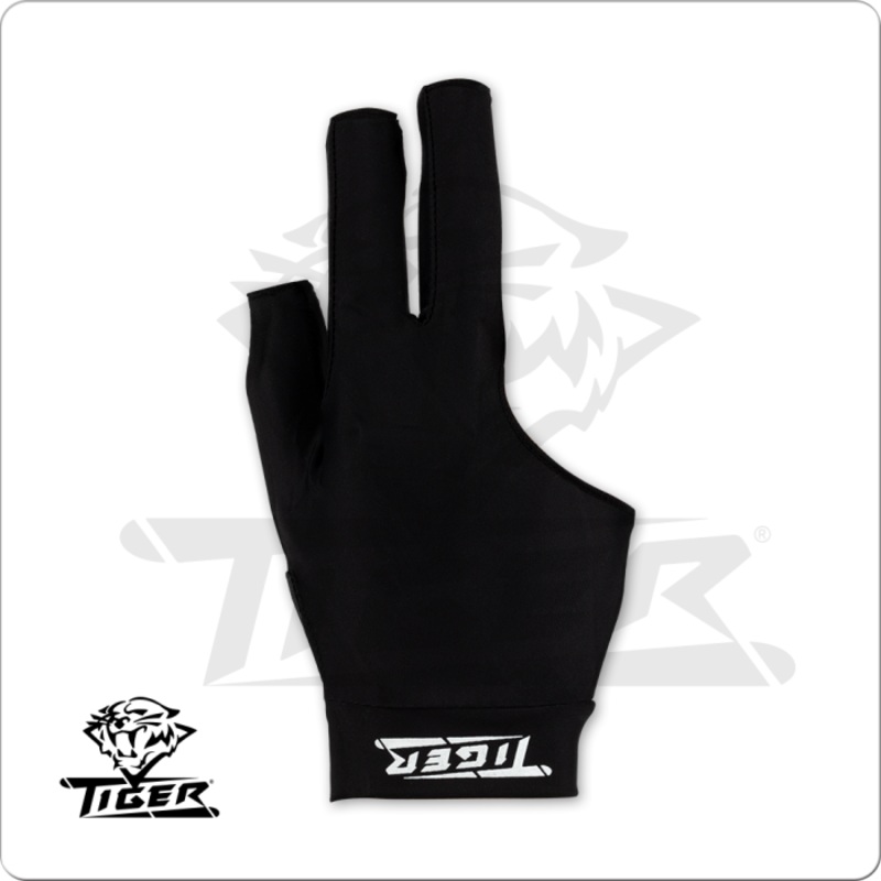 Tiger X BGRTGB All Black Glove- Bridge Hand Right