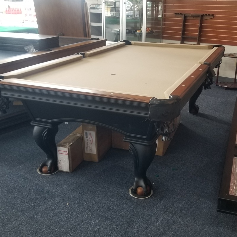 Used 8′ OLHAUSEN Blackhawk Pool Table